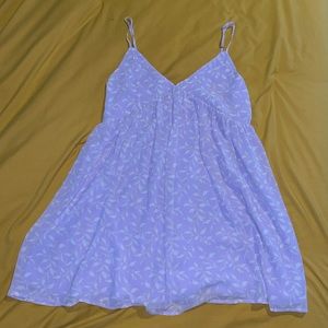 Purple flowy dress with adjustable straps never worn